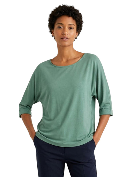 Image for Women's Plain Solid Top,Green