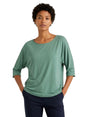 Image for Women's Plain Solid Top,Green