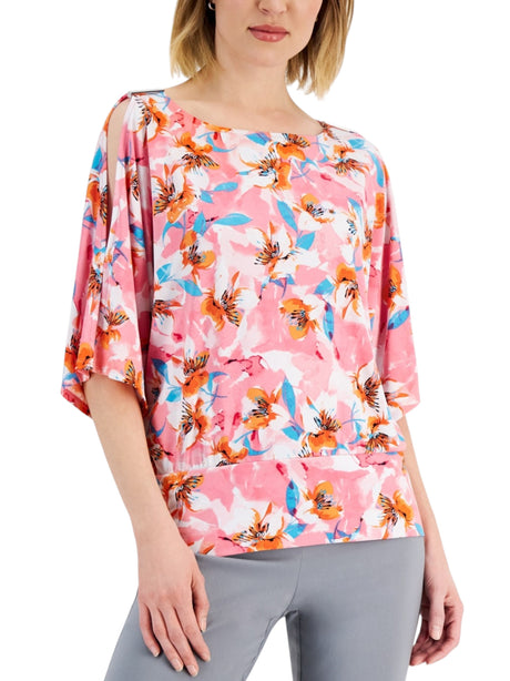 Image for Women's Printed Top,Pink