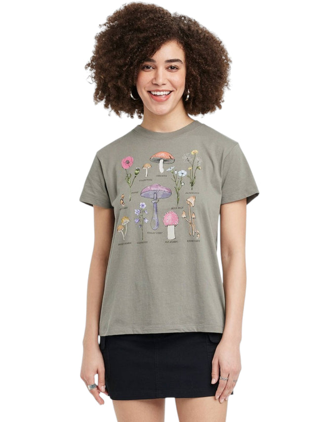 Image for Women's Printed Top,Dusyu Olive