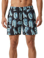 Image for Men's Printed Swim Short,Black