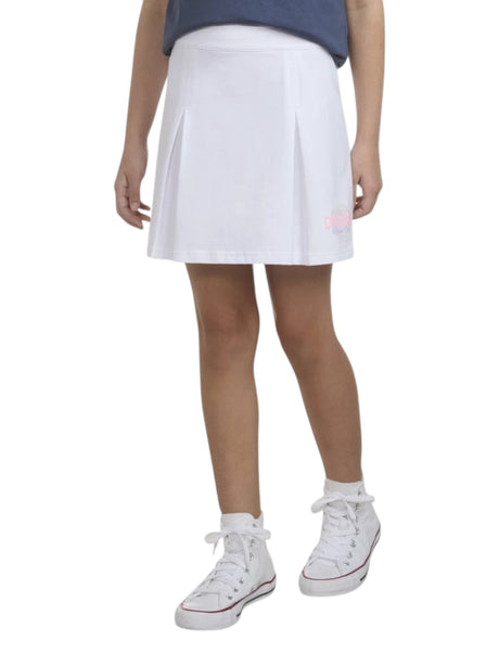 Image for Kids Girl's Plain Skirt,White