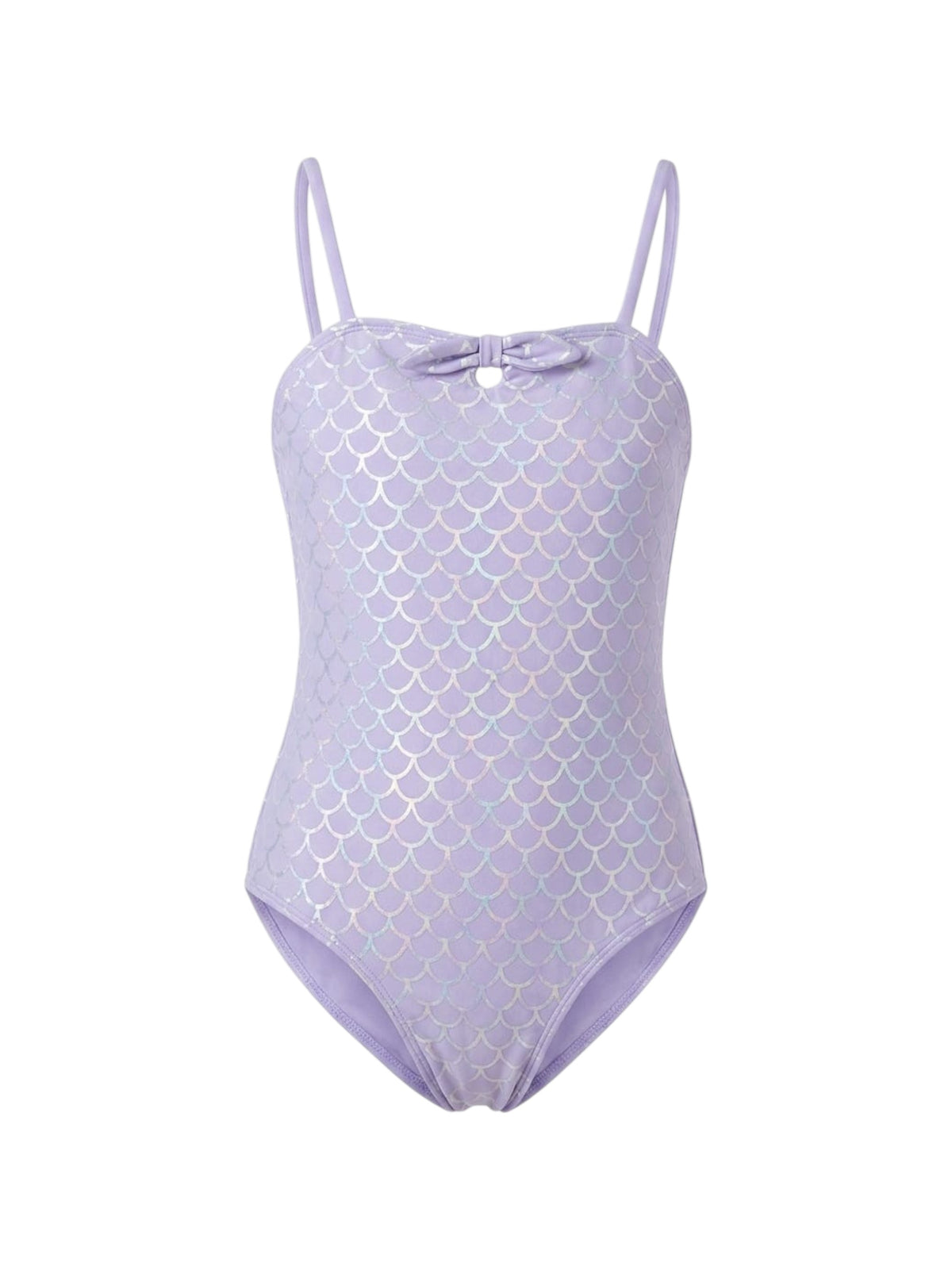 Image for Kids Girl's Printed One Piece Swimsuit,Light Purple