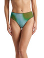Image for Women's Colorblocked Bikini Bottom,Green/Blue
