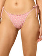 Image for Women's Side-Tie Floral Printed Bikini Bottom,Light Pink