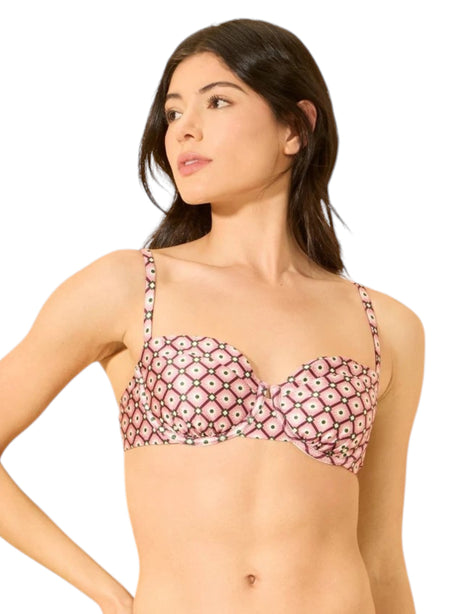 Image for Women's Printed Bikini Top,Multi