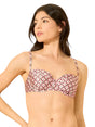 Image for Women's Printed Bikini Top,Multi