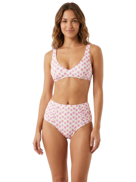 Image for Women's Printed One Pieces Bikini,White