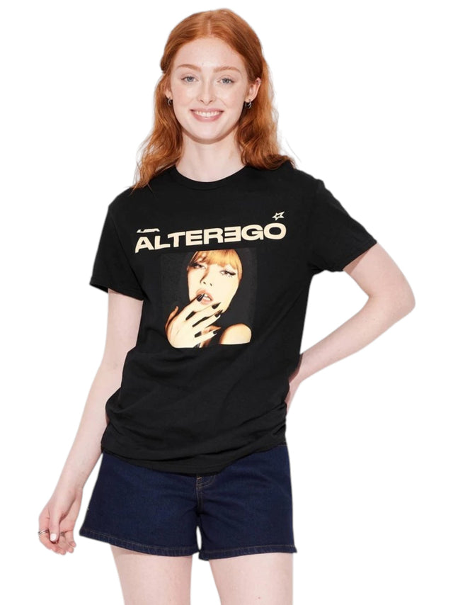 Image for Women's Printed Top,Black
