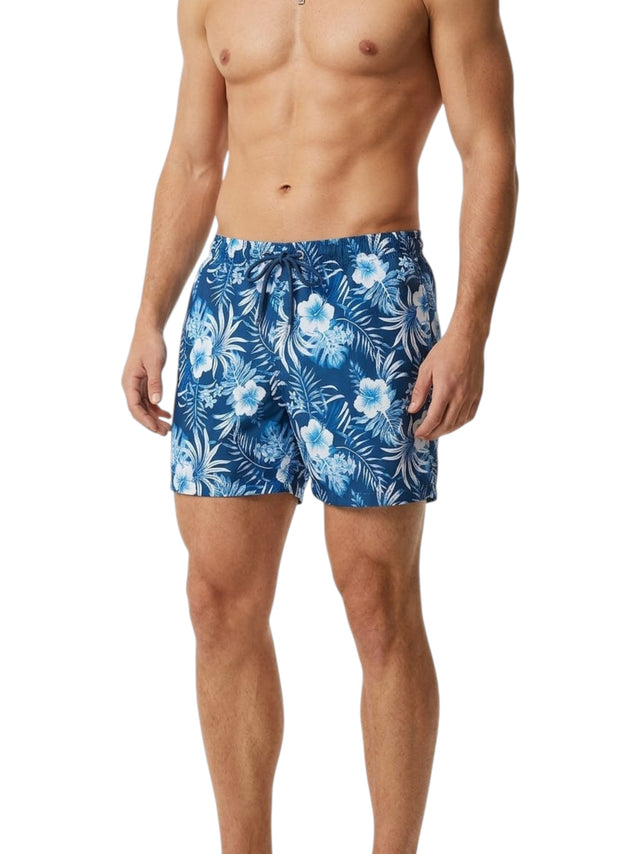 Image for Men's Printed Swim Short,Navy