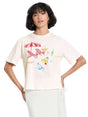 Image for Women's Printed Top,Light Beige