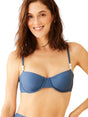 Image for Women's Plain One Pieces Bikini Top,Light Navy