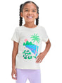 Image for Kids Girl's Printed Top,Light Beige