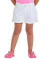 Image for Kids Girl's Plain Jeans Short,White
