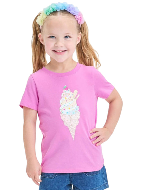 Image for Kids Girl's Printed Top,Purple