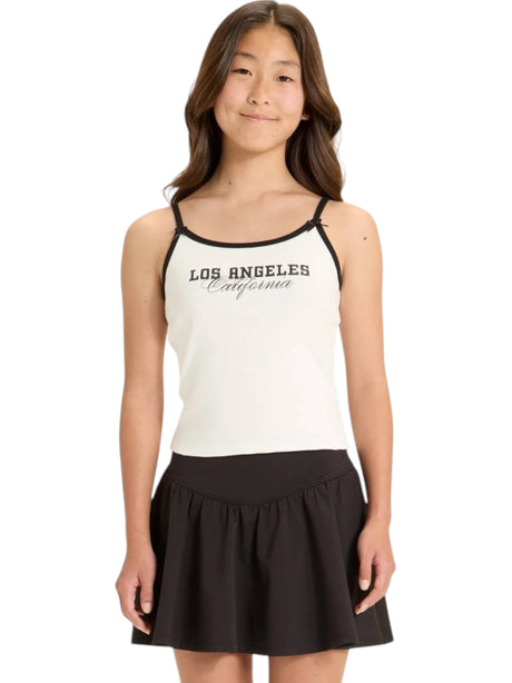 Image for Kids Girl's Colorblocked Top,White