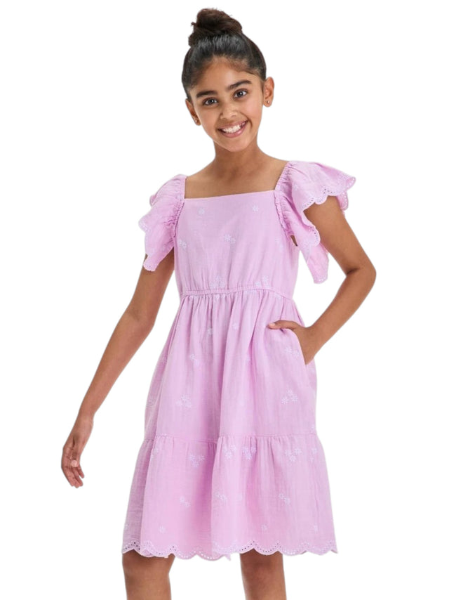 Image for Kids Girl's Textured Dress,Pink