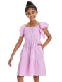 Image for Kids Girl's Textured Dress,Pink