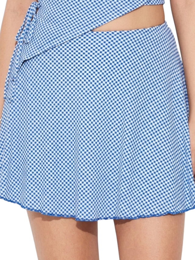 Image for Women's Plaid Skort,Blue