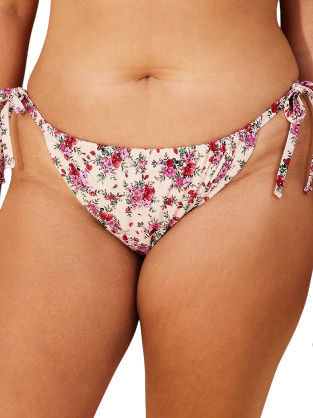 Image for Women's Printed One Pieces Bikini Bottom,Off White