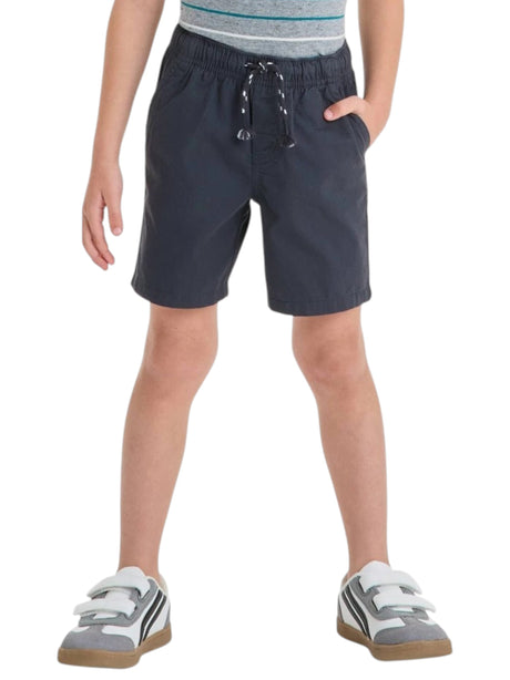 Image for Kids Boy's Plain Short,Dark Grey
