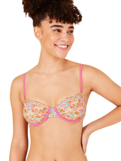 Image for Women's Printed Bikini Top,Multi