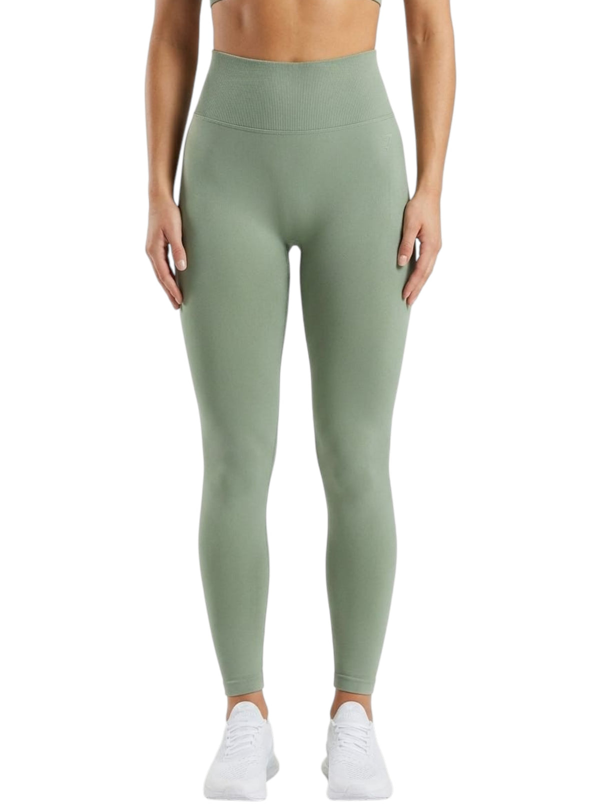 Image for Women's Plain Solid Legging,Mint Green