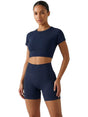 Image for Women's Plain Solid Sport Top,Navy
