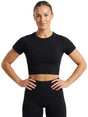 Image for Women's Plain Solid Sport Top,Black