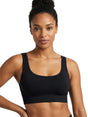 Image for Women's Plain Solid Sport Bra,Black