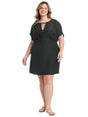 Image for Women's Plain Solid Dress,Black