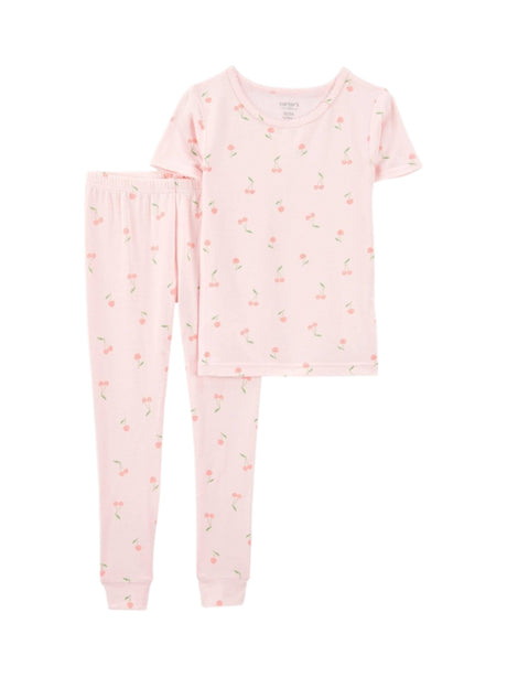 Image for Kids Girl's Printed Sleepwear Set Top & Pant,Light Pink