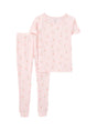Image for Kids Girl's Printed Sleepwear Set Top & Pant,Light Pink