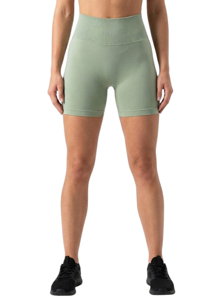 Image for Women's Plain Solid Short Legging,Mint Green