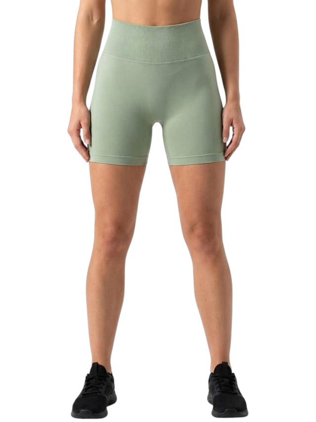 Image for Women's Plain Solid Short Legging,Mint Green