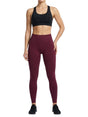 Image for Women's Plain Solid Legging,Burgundy