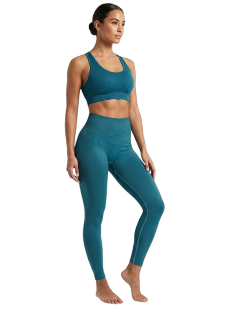 Image for Women's Plain Solid Legging,Dark Turquoise 