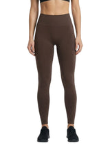 Image for Women's Plain Solid Legging,Brown