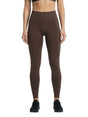 Image for Women's Plain Solid Legging,Brown