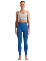 Image for Women's Plain Solid Legging,Blue