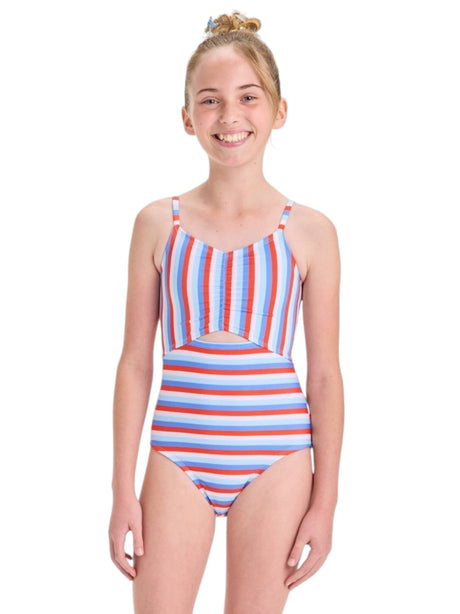 Image for Kids Girl's Striped One Pieces Swimsuit,Multi