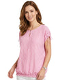 Image for Women's Printed Top,Pink