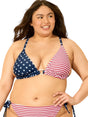 Image for Women's Printed Bikini Top,Multi