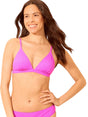 Image for Women's Ribbed One Pieces Bikini Top,Purple