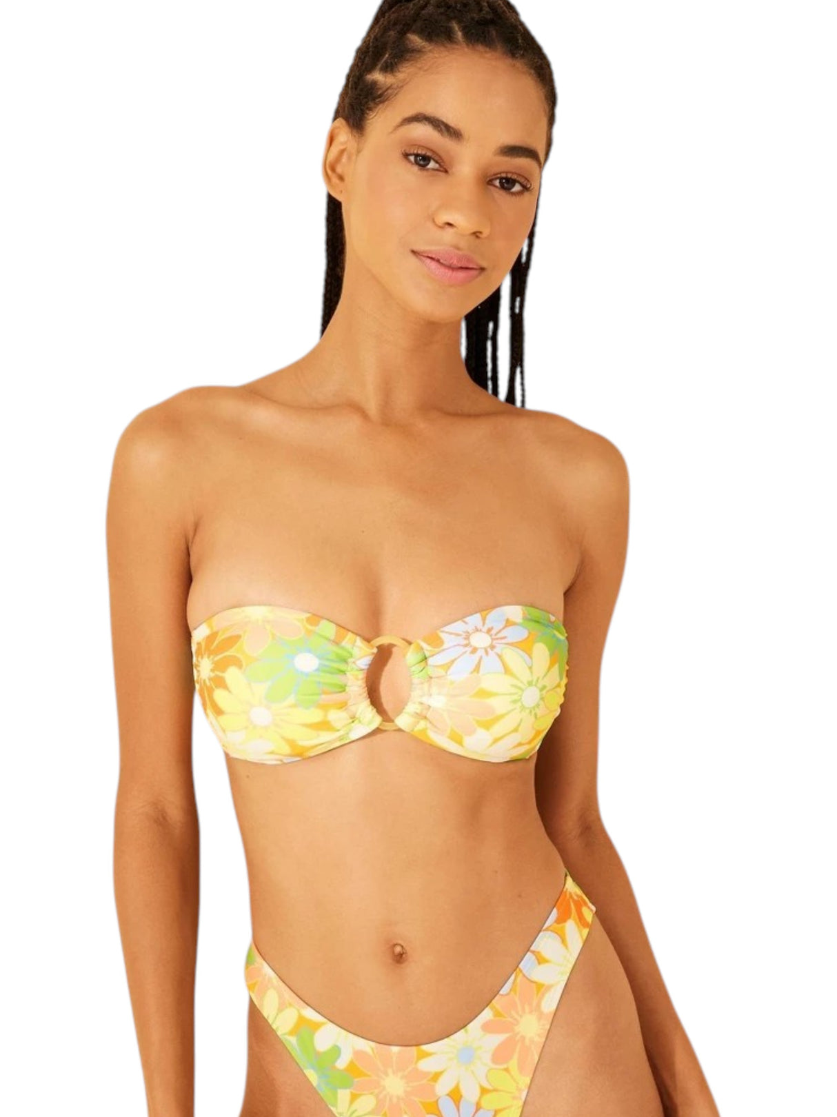 Image for Women's Printed One Pieces Strapless Bikini Top,Multi