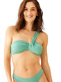 Image for Women's Shiny One Pieces Bikini Top,Aqua