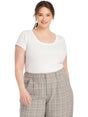 Image for Women's Ribbed Top,White