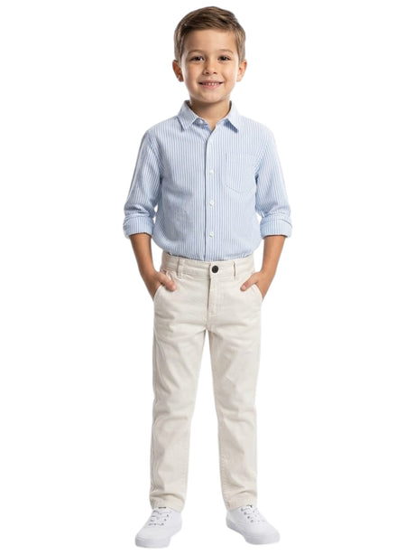 Image for Kids Boy's Plain Pant,White