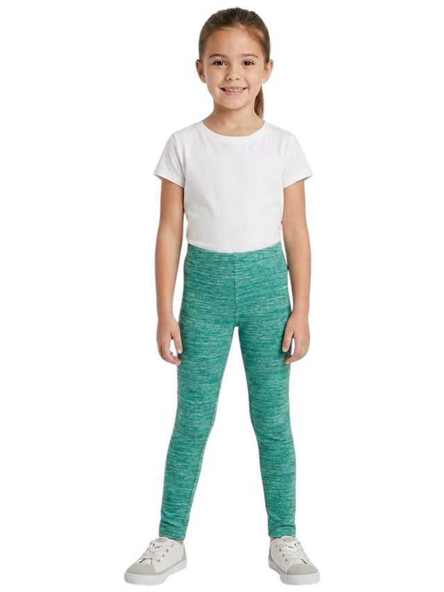 Image for Kids Girl's Heather Legging,Green