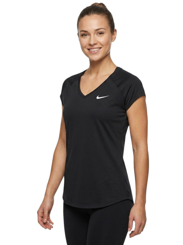 Image for Women's Logo Printed Sport Top,Black